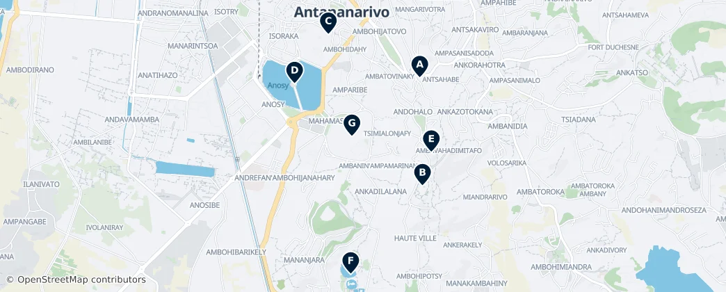 Map of Antananarivo