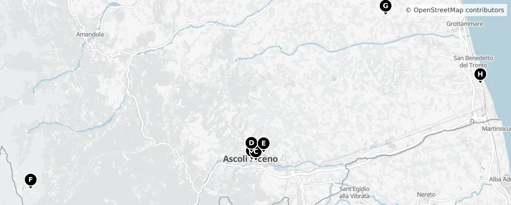 Map of Ascoli Piceno