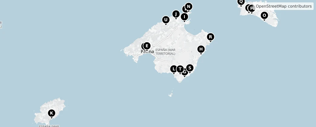 Map of Balearen