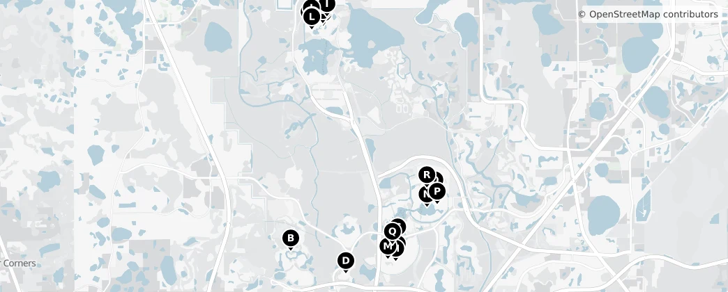 Map of Bay Lake