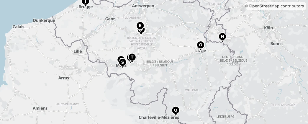 Map of België