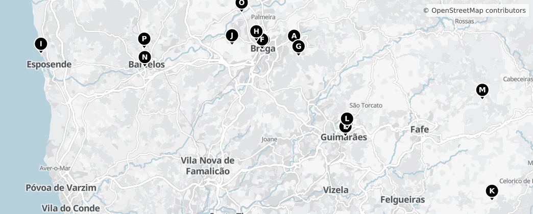 Map of Braga