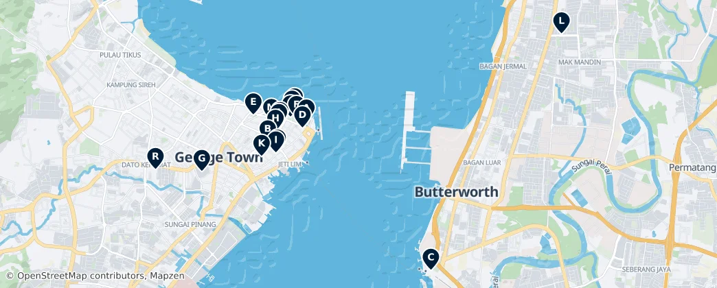 Map of Butterworth
