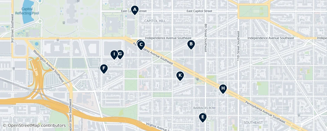 Map of Capitol Hill