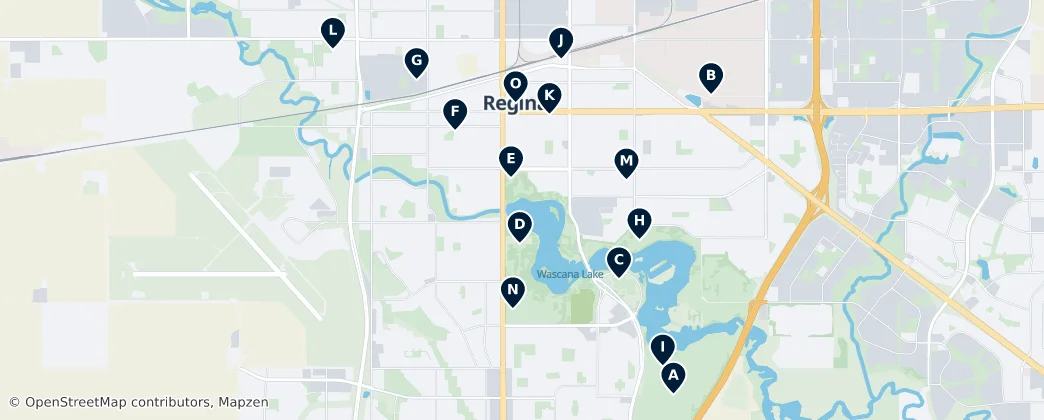 Map of Division No. 6, Saskatchewan
