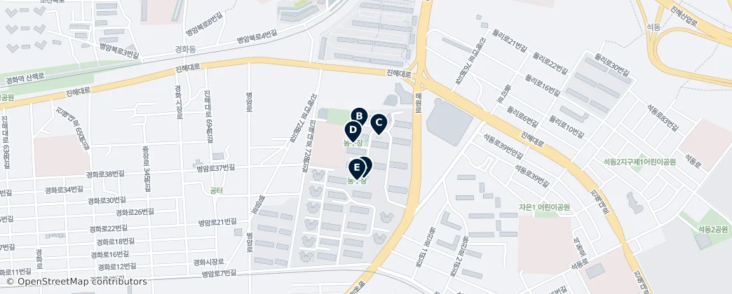Map of Changwon