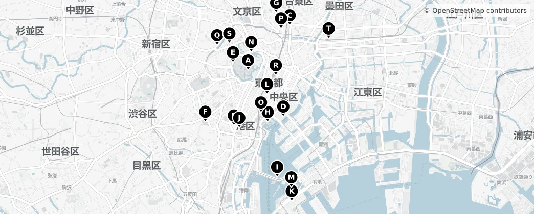 Map of Chuo