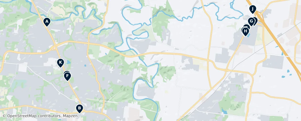 Map of Clarksville