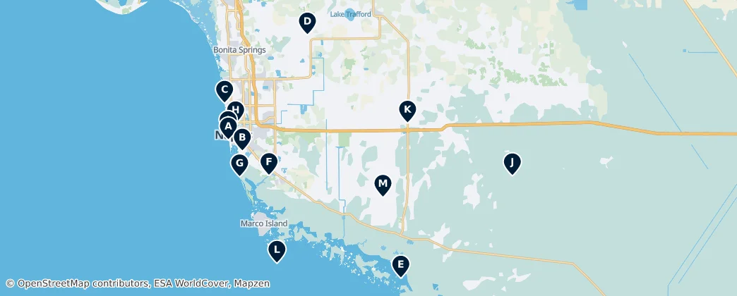 Map of Collier County