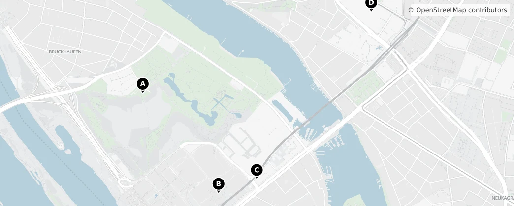 Map of Donaustadt