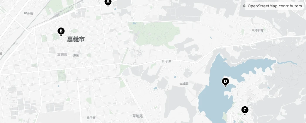Map of East District