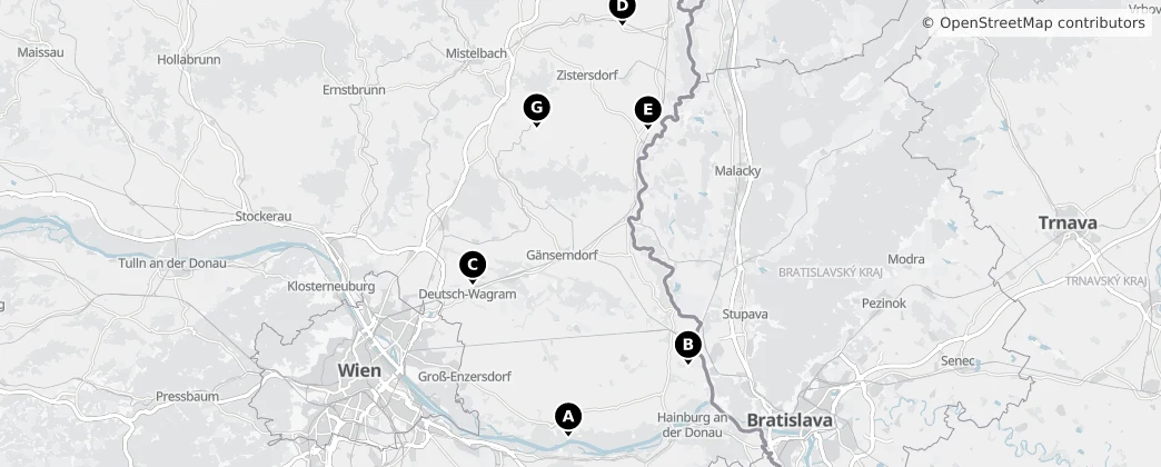 Map of Gänserndorf