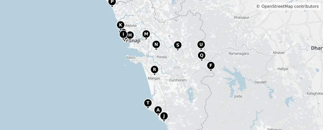 Map of Goa