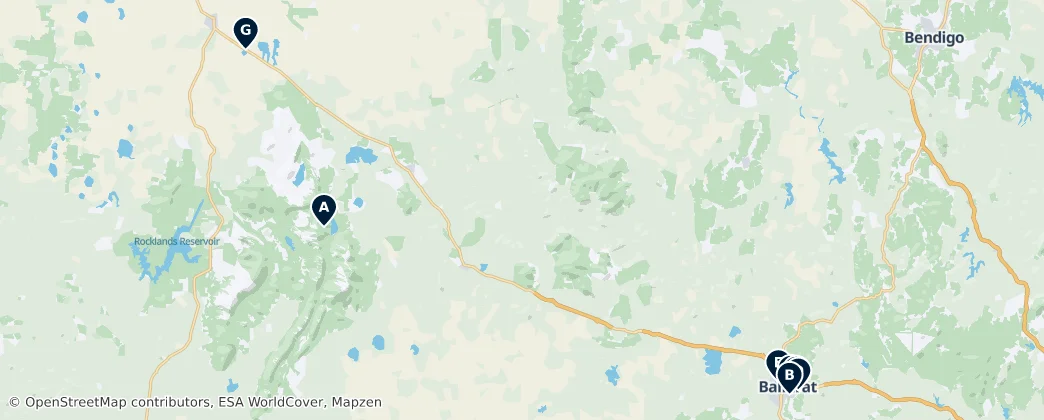 Map of Grampians