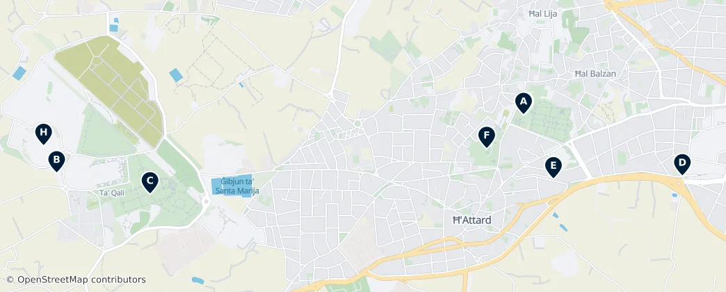 Map of Attard