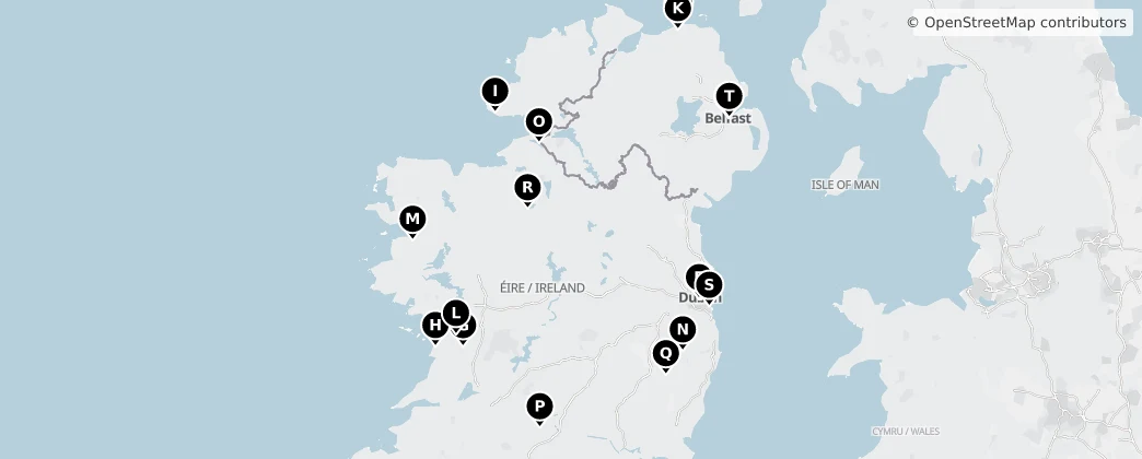 Map of Ireland