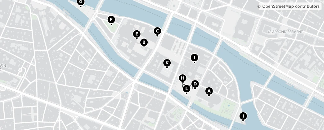 Map of Île de la Cité