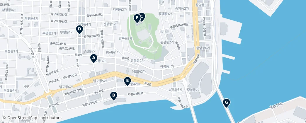 Map of Jungang-dong 6(yuk)-ga