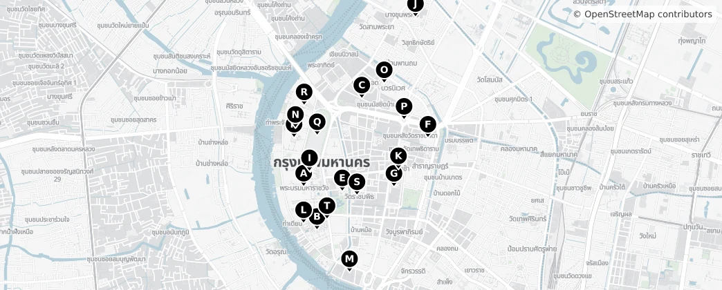 Map of Phra Nakhon