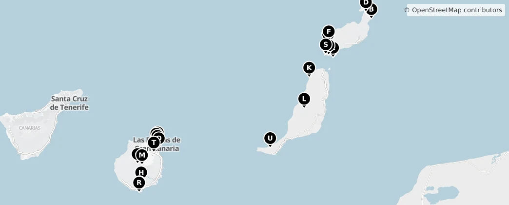 Map of Las Palmas