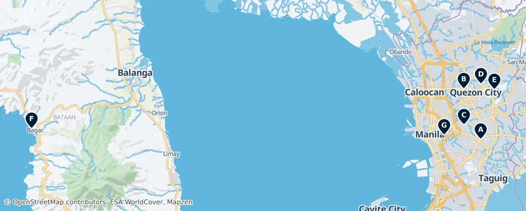 Map of Luzon