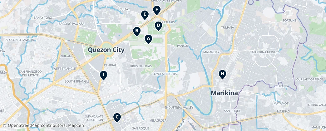 Map of Marikina