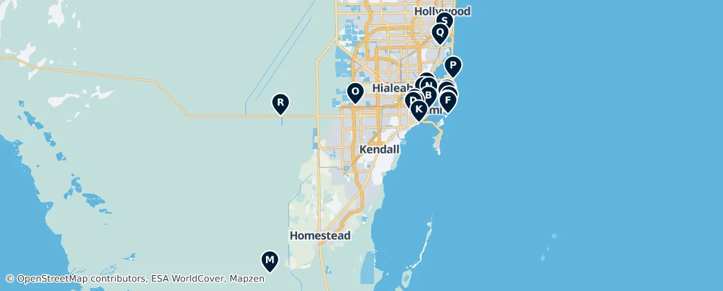 Map of Miami-Dade County