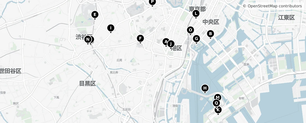 Map of Minato