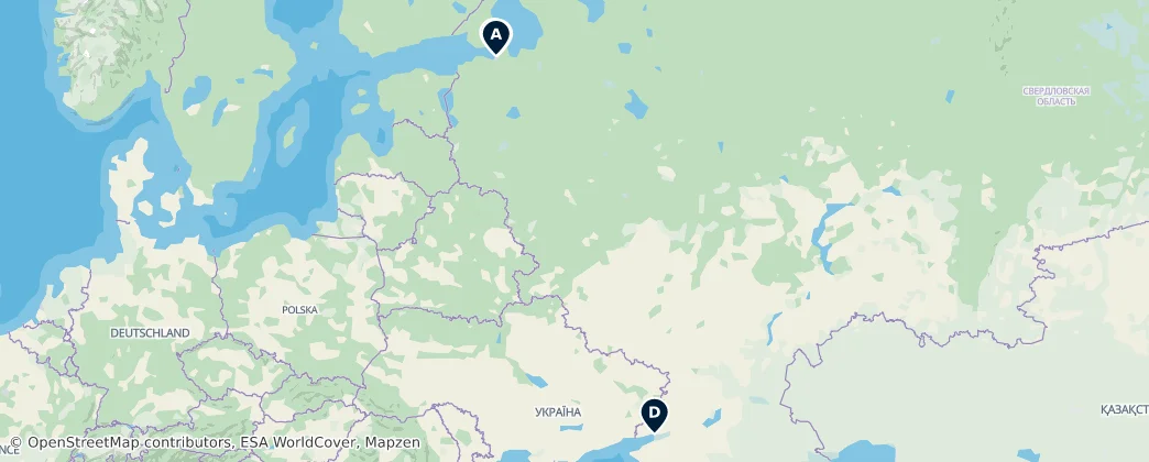 Map of Moskoutijd