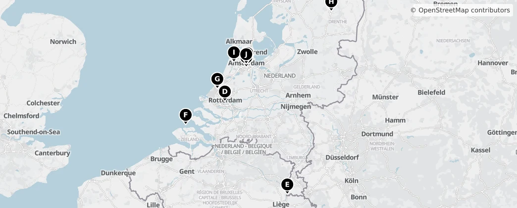 Map of Nederland
