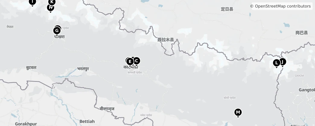 Map of Nepal