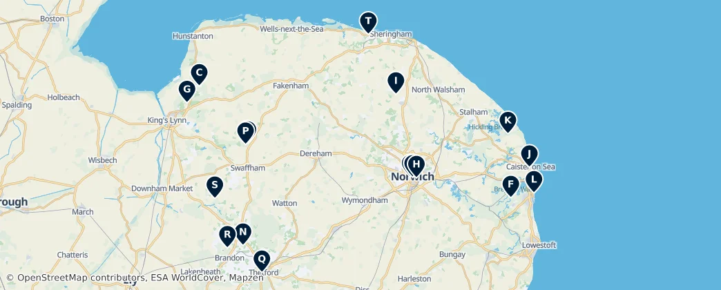 Map of Norfolk