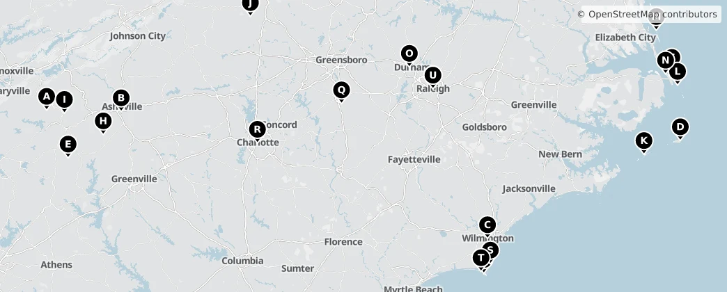 Map of North Carolina