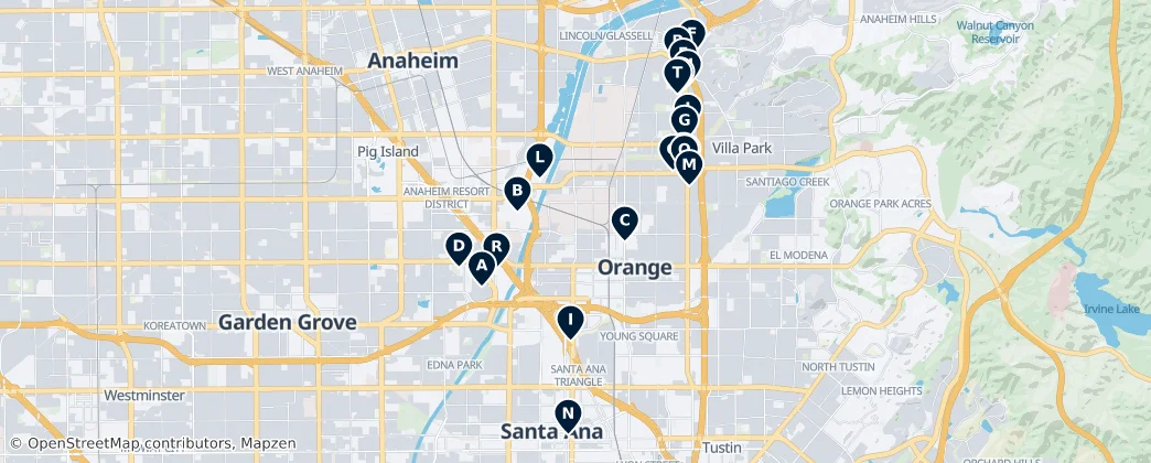Map of Orange