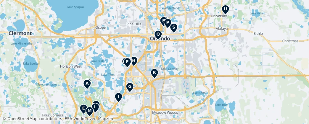 Map of Orange County