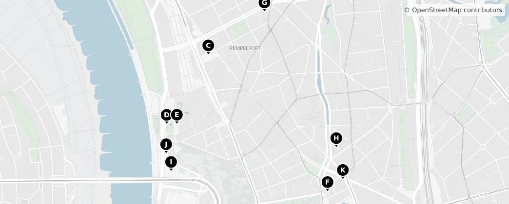 Map of Düsseldorf-Pempelfort