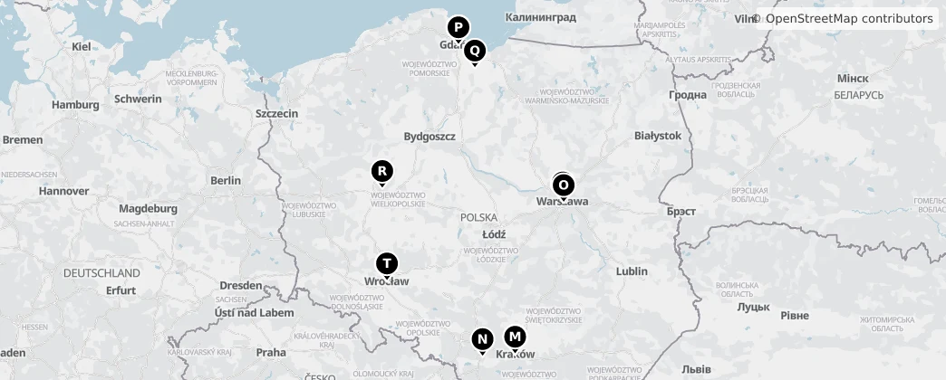 Map of Polen