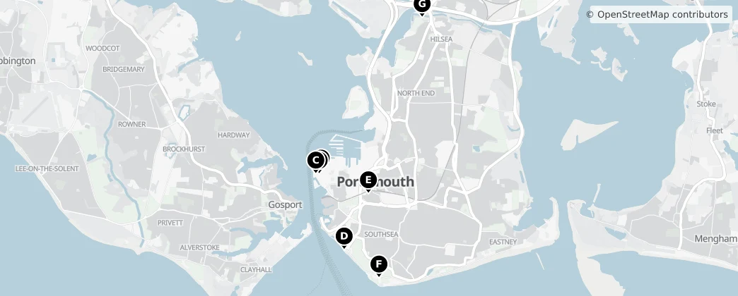Map of Portsea Island
