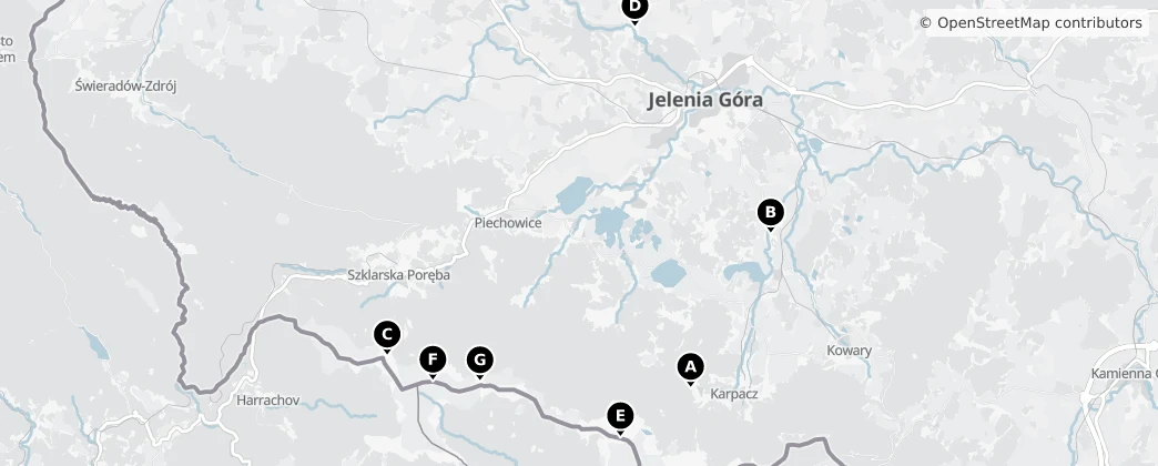 Map of Karkonosze