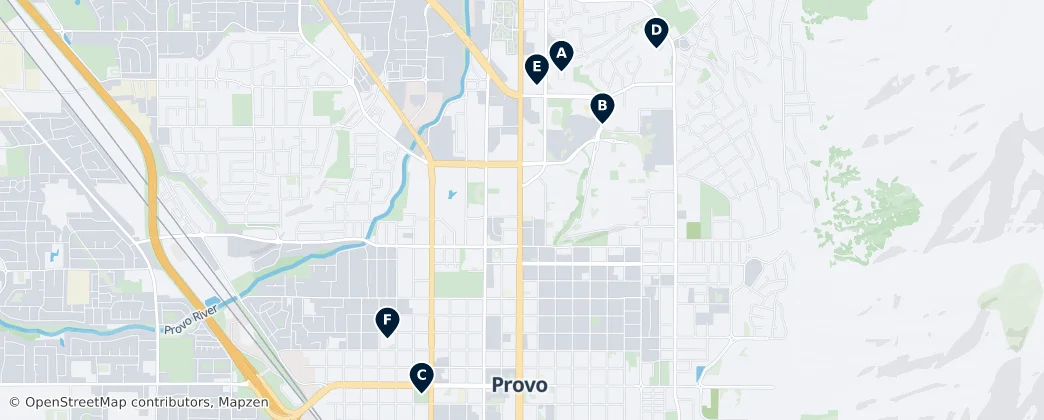 Map of Provo