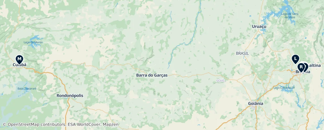 Map of Regio Centraal-West