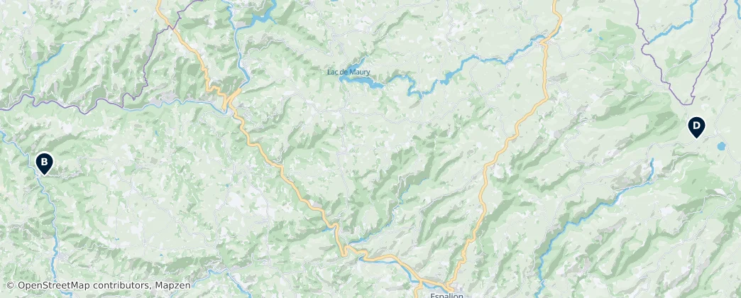 Map of Arrondissement Rodez
