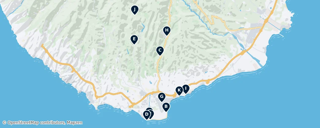 Map of San Bartolomé de Tirajana