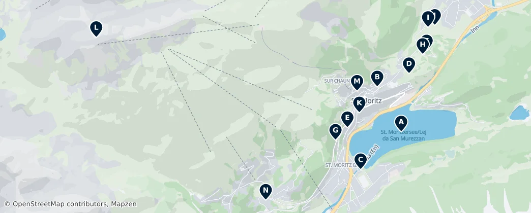 Map of Sankt Moritz