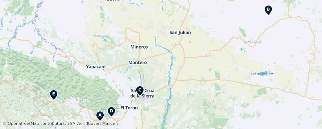 Map of Santa Cruz
