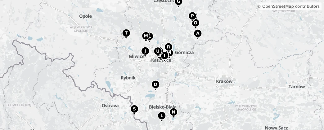 Map of Silezië