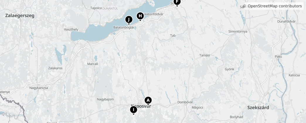 Map of Somogy