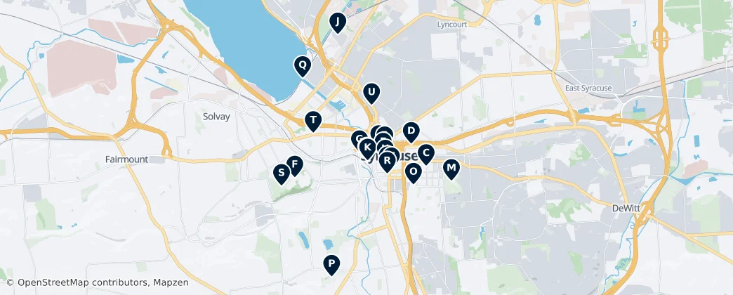 Map of Syracuse