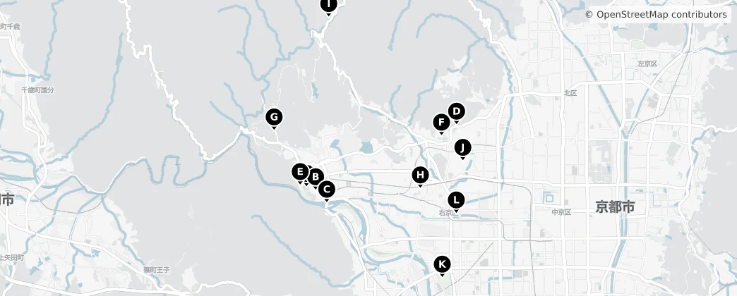 Map of Ukyo-ku