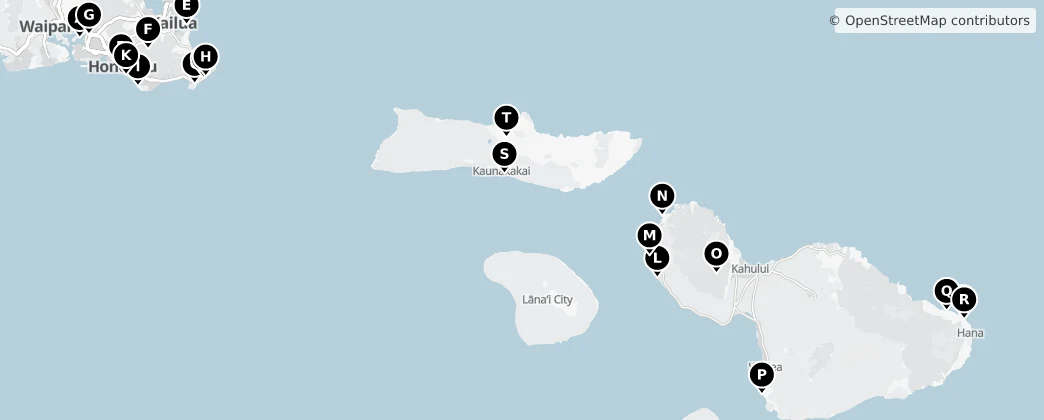 Map of United States of America (Middle Hawai'ian Islands territorial waters)
